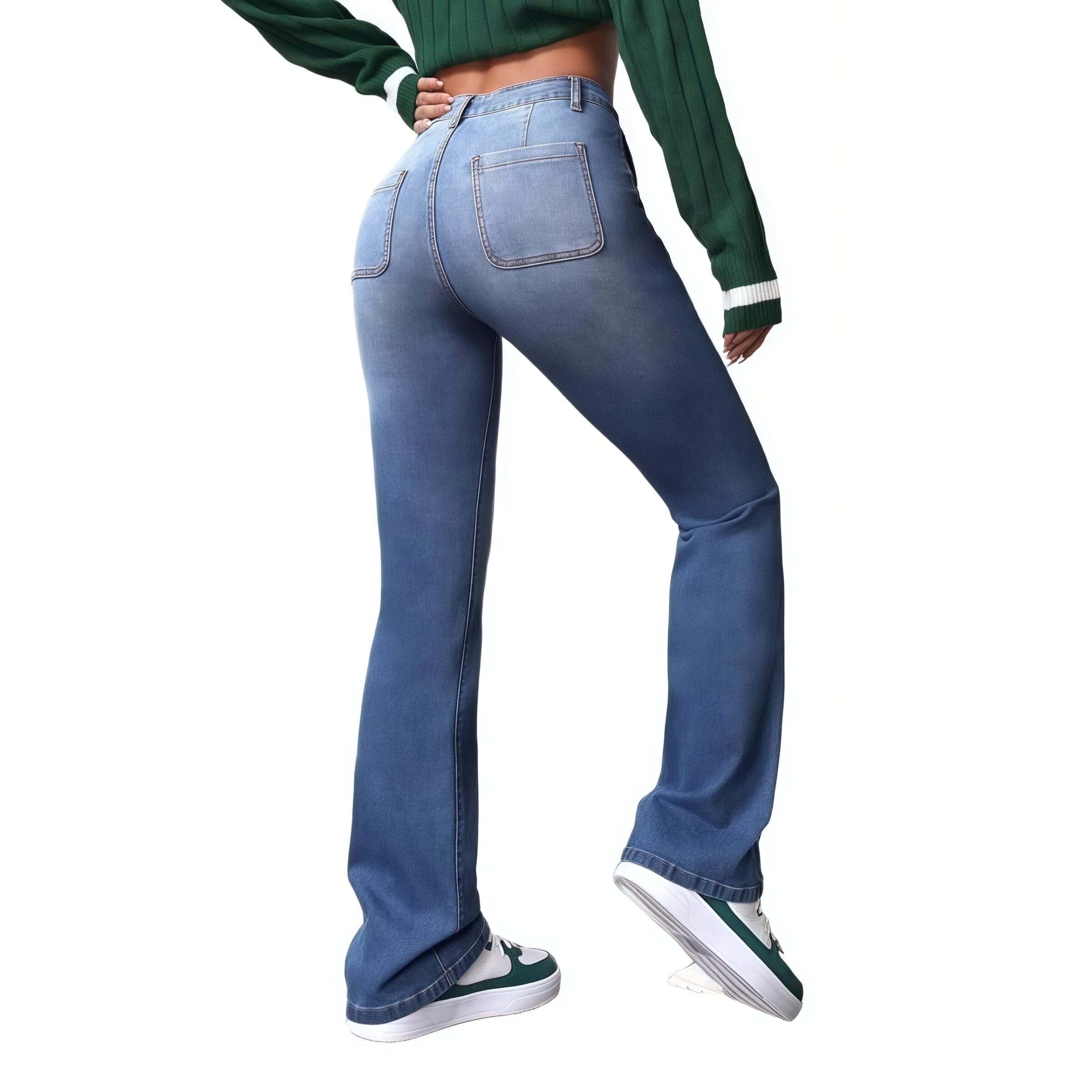 Blue flare jeans - Image 5