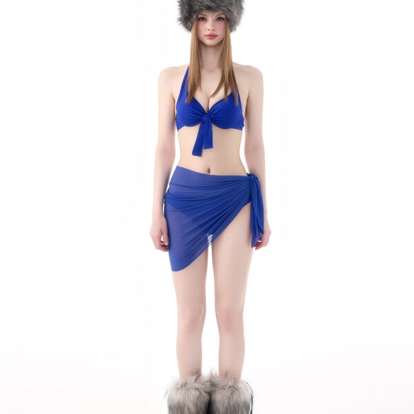 Blue bikini set